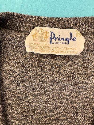 Pringle 100% Cashmere Argyle Sweater (XL)